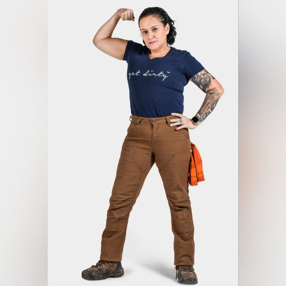 Dovetail Womens Britt Utility Canvas Pants Size 6/30 - Picture 13 of 14